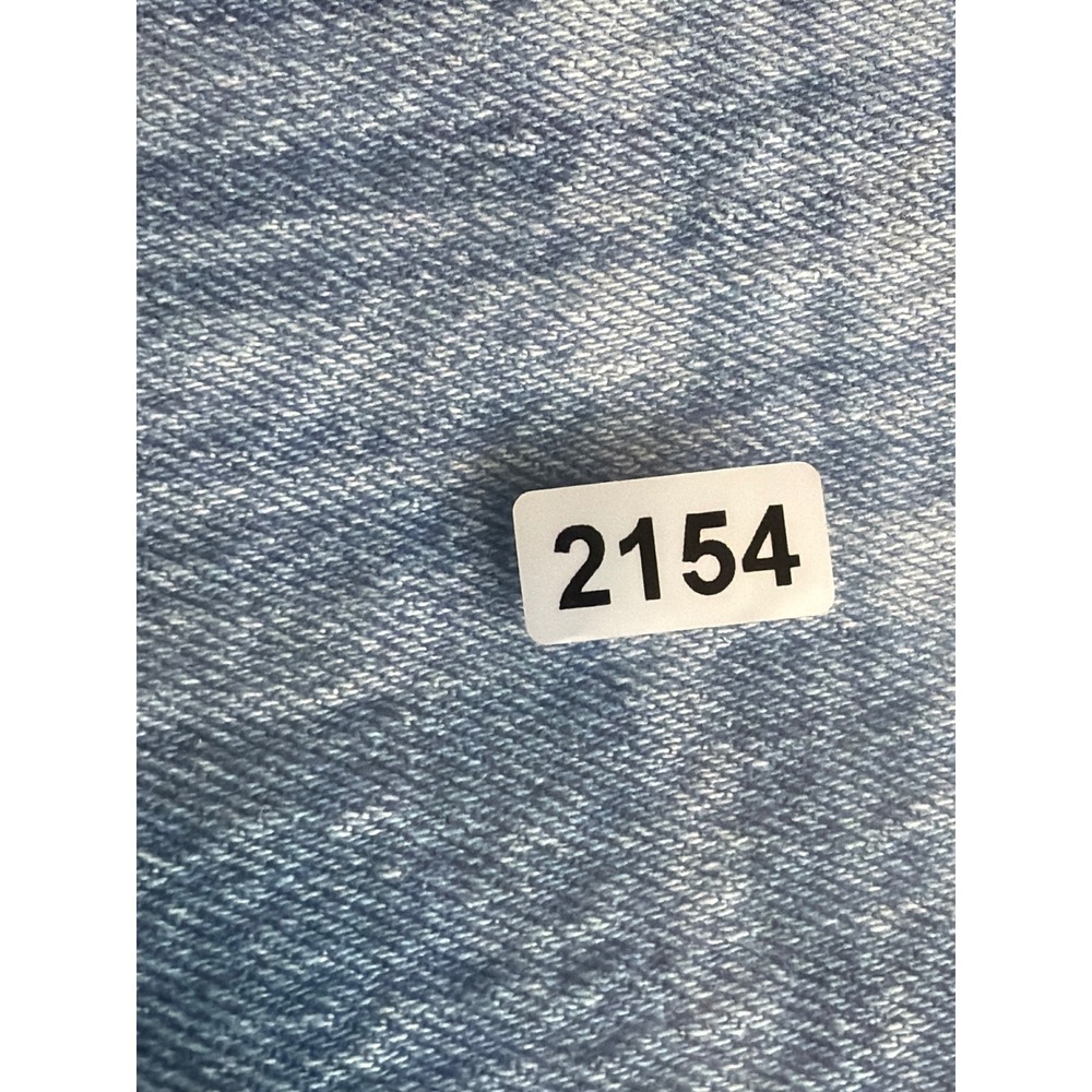 Levis Wedgie Straight Plaid Blue Denim Jeans High Rise Button Fly size 25 - Picture 10 of 10